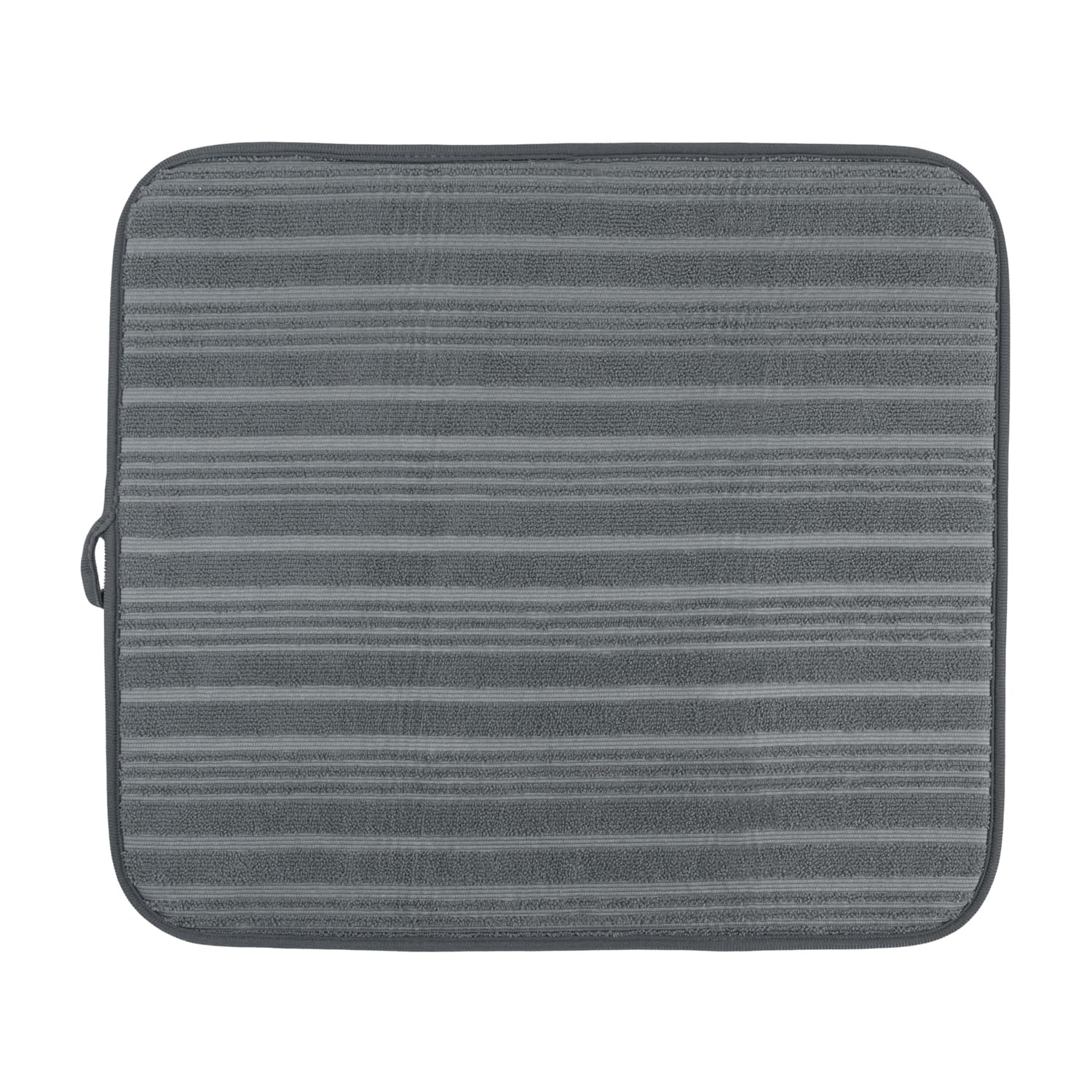 JVL Absorbent Dish Drying Mat – Quick Dry Kitchen Drainer Mat for Plates, Glasses and Cutlery