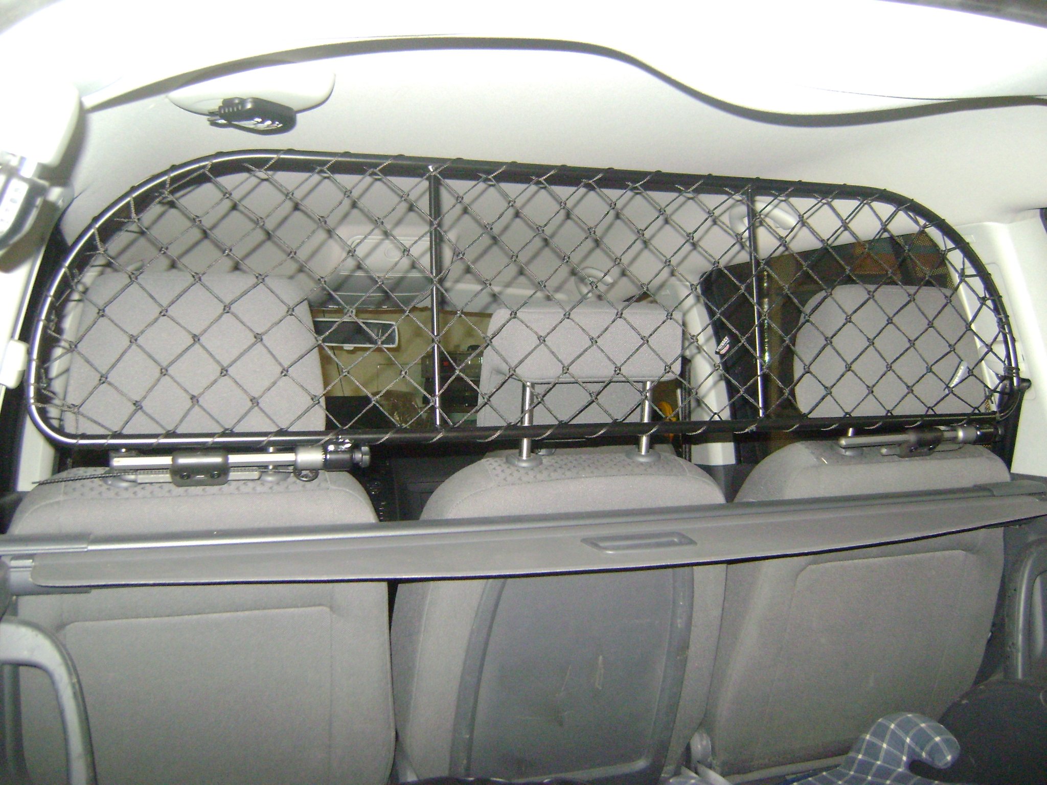 ERGOTECH Trennnetz Trenngitter Hundenetz Hundegitter für Volkswagen Touran BJ 2003-2015 und ab BJ 2016