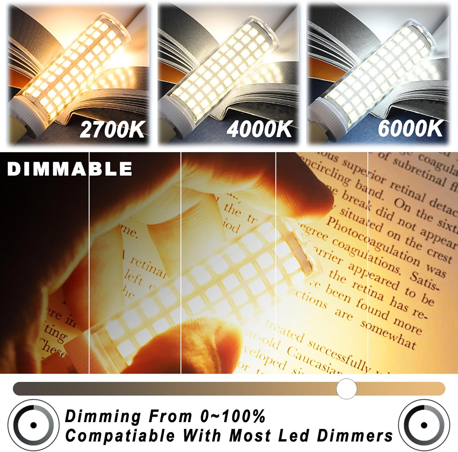 ALIDE Dimmable E12 100 Watt Equivalent LED Candelabra Bulbs C7,2700K Warm White,1000LM T6 E12 10W LED Ceil Fan Light Bulbs for Chandelier Pendant Lighting Salt Lamp,5 Pack 2700k Warm White 100 Watts (5 Pack)