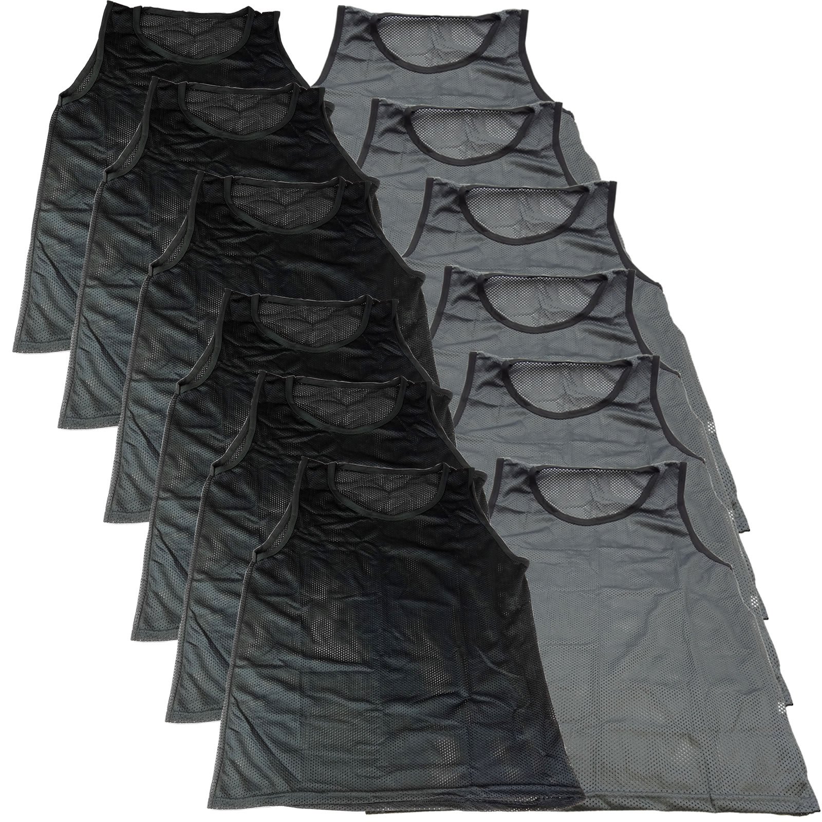 BlueDot Trading Adult &amp; Youth Scrimmage Training Vests for Soccer, Basketball &amp; More – Available in 1, 6, 12, 24 Packs
