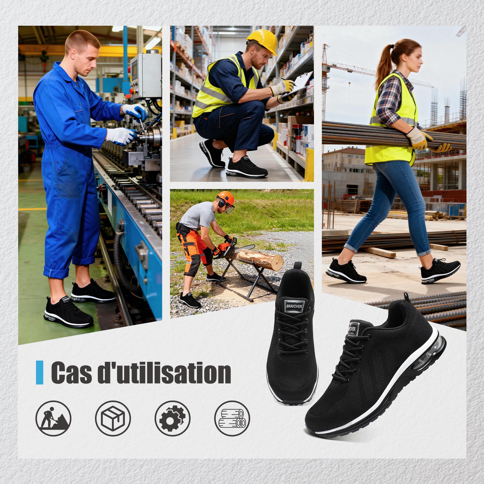 Hombre Mujer Zapatillas Deporte Zapatos Caminar Transpirable Antideslizante Ligero Calzado Comodo