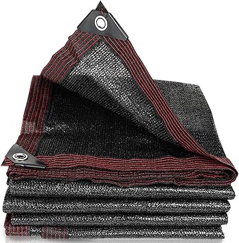 2x4m Sun Shade Nets, Heavy Duty Shade Netting, Outdoor Sunshade Cover Net, Shade Sail with Eyelets, Black, for Garden, Swimming Pool, Car, Roof, Black-1.5x1m4.9x3.3ft