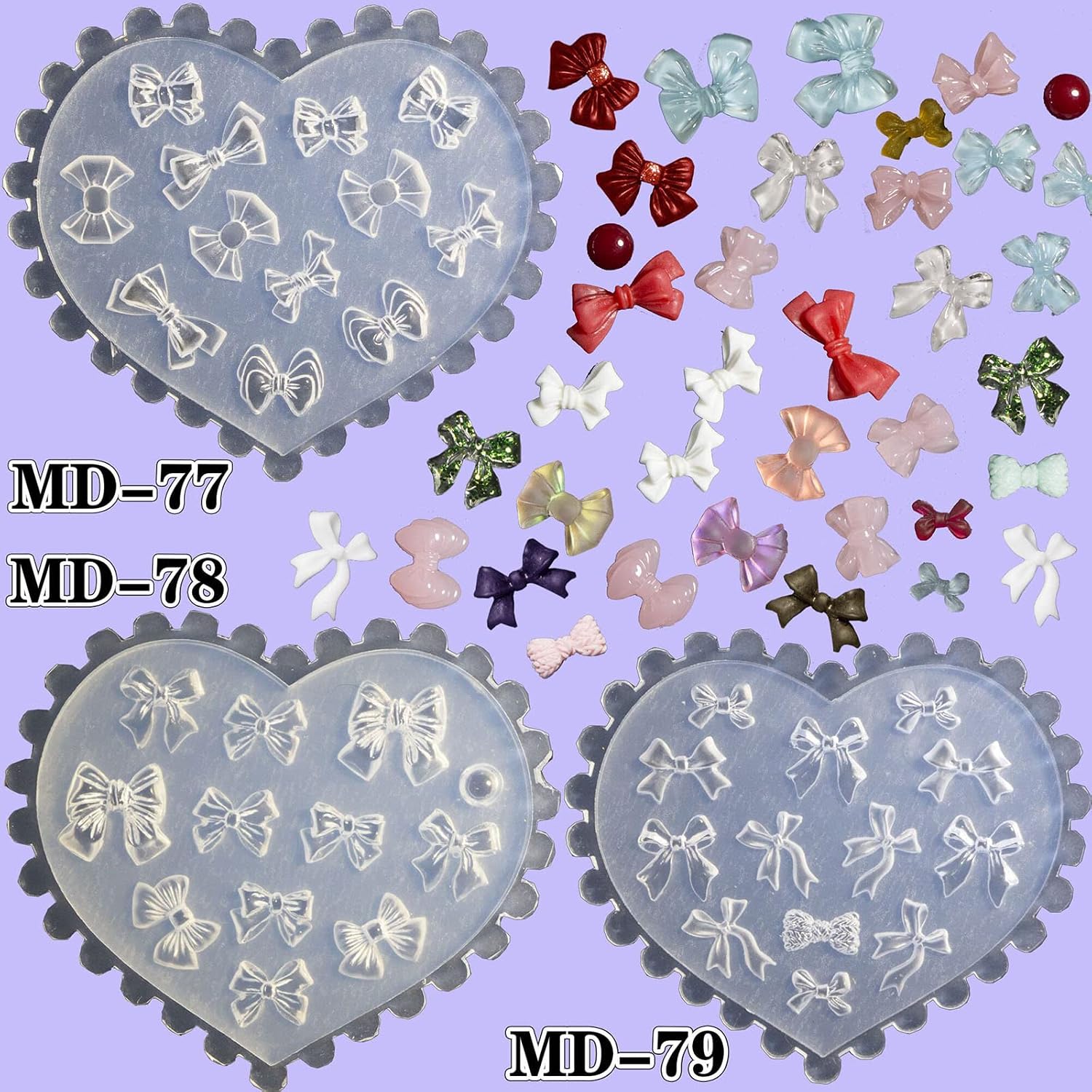 3D Silicone Nail Art Decortive Design Mold Nail Art Making Tools Templates for Practice