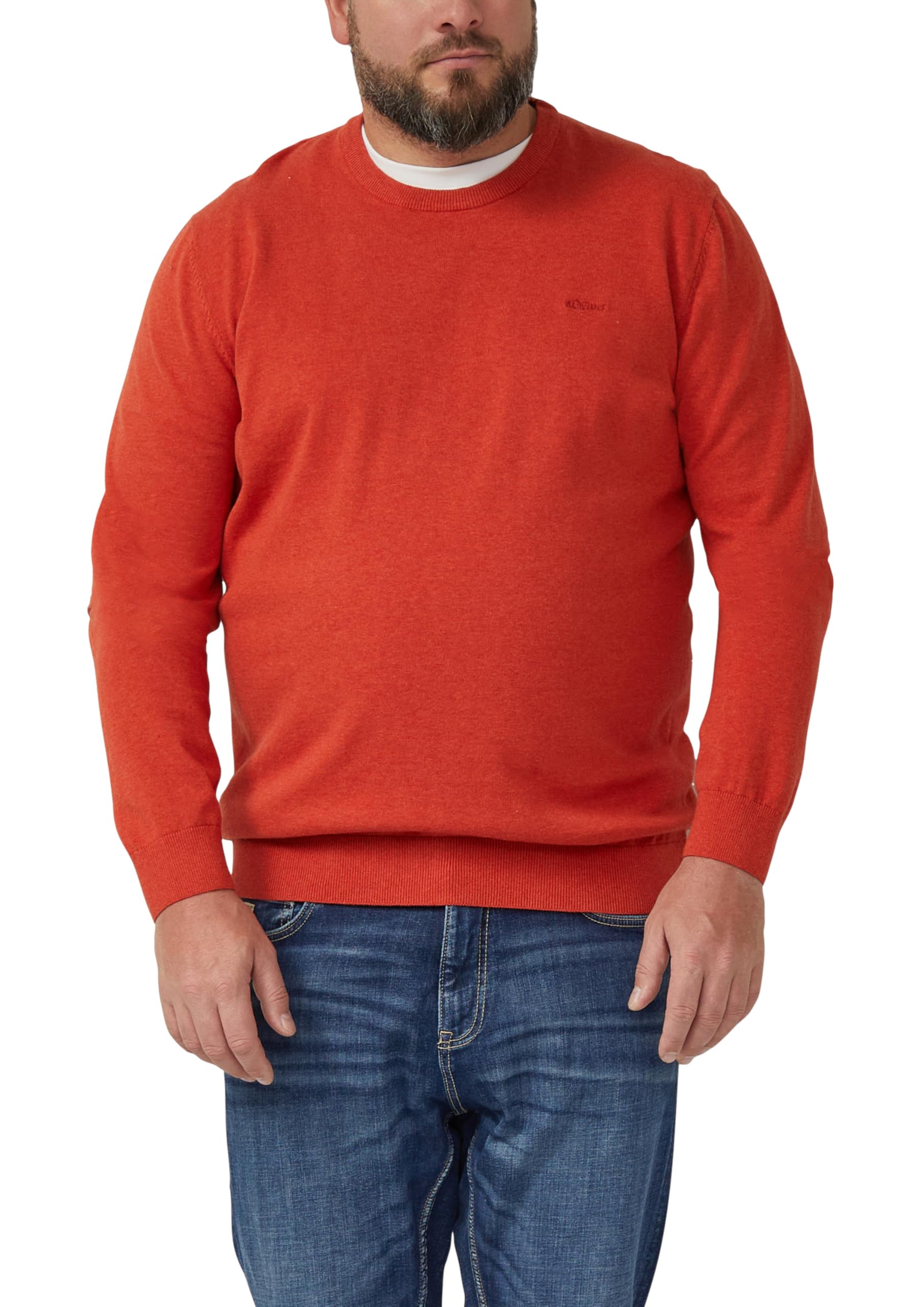 s.Oliver Strickpullover mit Logo-Stickerei