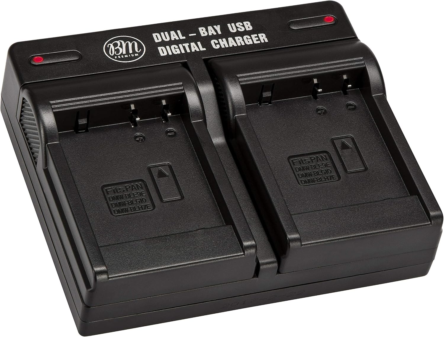 DMW-BLH7, DMW-BLH7e Dual Rapid Battery Charger for Panasonic Lumix DC-GX850, DMC-GM1, DMC-GM1K, DMC-GM1KA, DMC-GM1KS, DMC-GM5, DMC-GM5KK Digital Camera