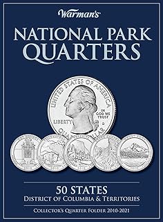 National Park Quarters: 50 States + District of Columbia & Territories: Collector's Quarters Folder 2010-2021 (Warman's Collector Coin Folders)