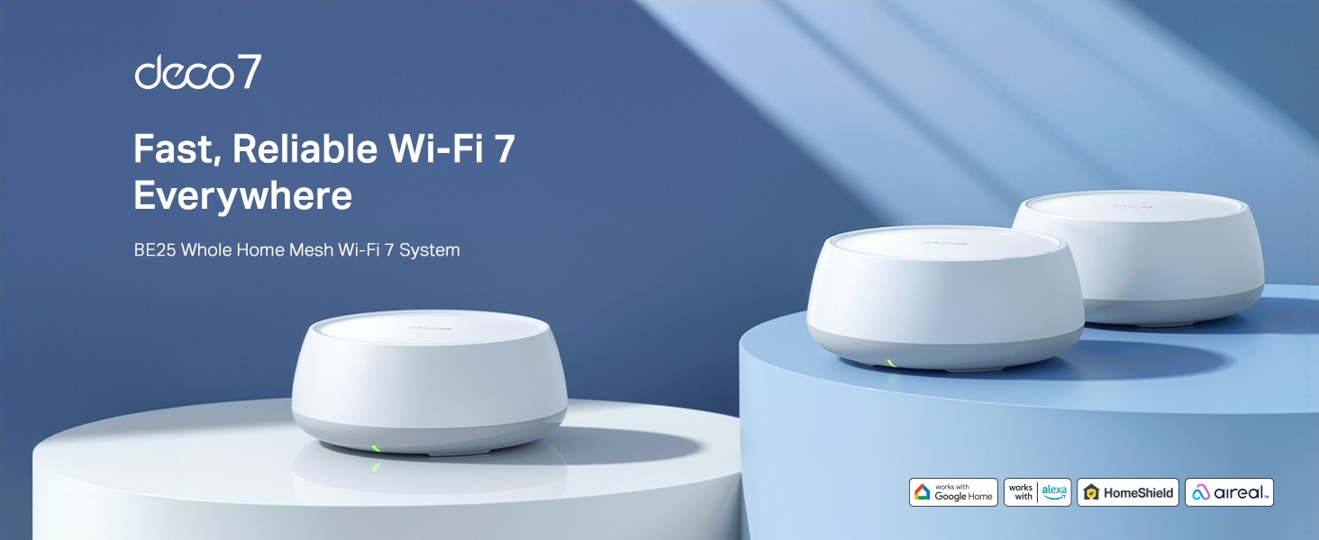 Amazon.com: TP-Link Deco 7 BE25 Dual-Band BE5000 WiFi 7 Mesh Wi-Fi