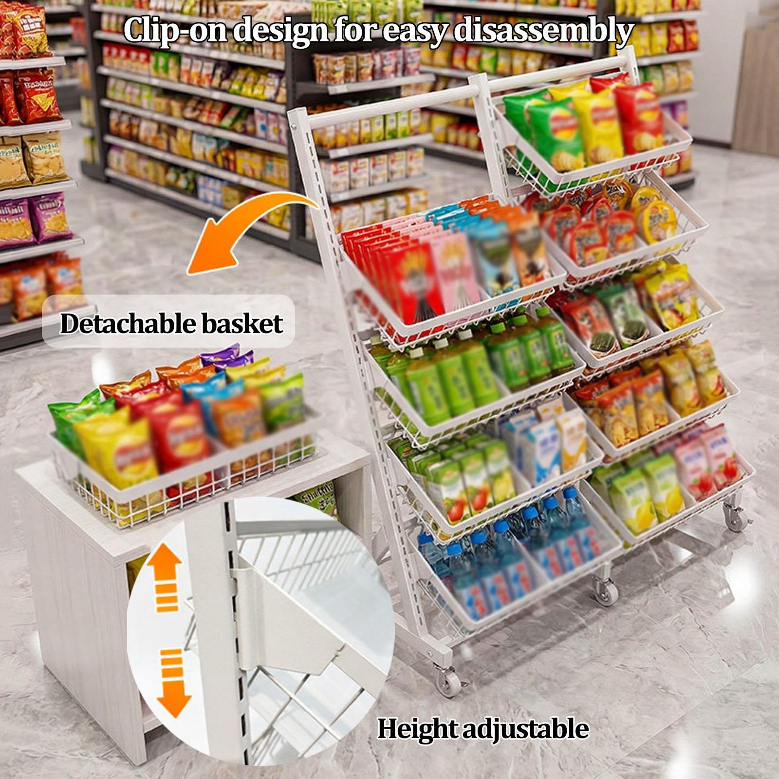 Estante Expositor para Aperitivos en Tiendas