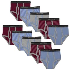 Fruit of the Loom Boys Tag Free Cotton Briefs Underwear Assorted Colors