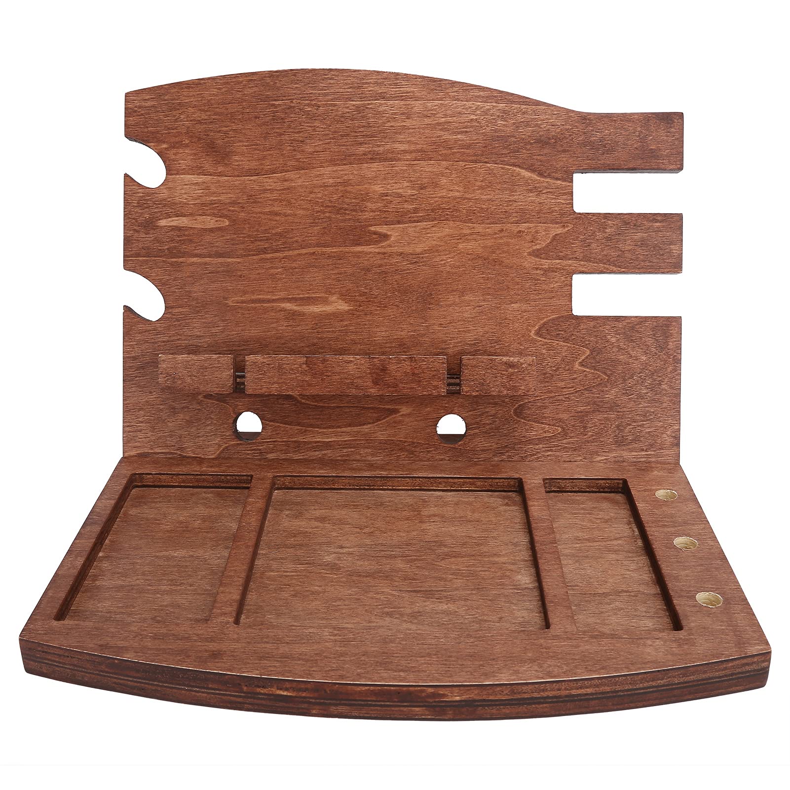 Supporto per Telefono e Stazione telefonica in Legno, Organizer per Docking Station, Staffa portaoggetti da scrivania Portachiavi Portafogli Porta Orologio Organizer per Uomo Donna Regalo
