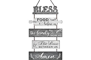 Buecasa Kitchen Paintings for Wall Decor, Rustic Farmhouse Wall Art 5-Piece Set