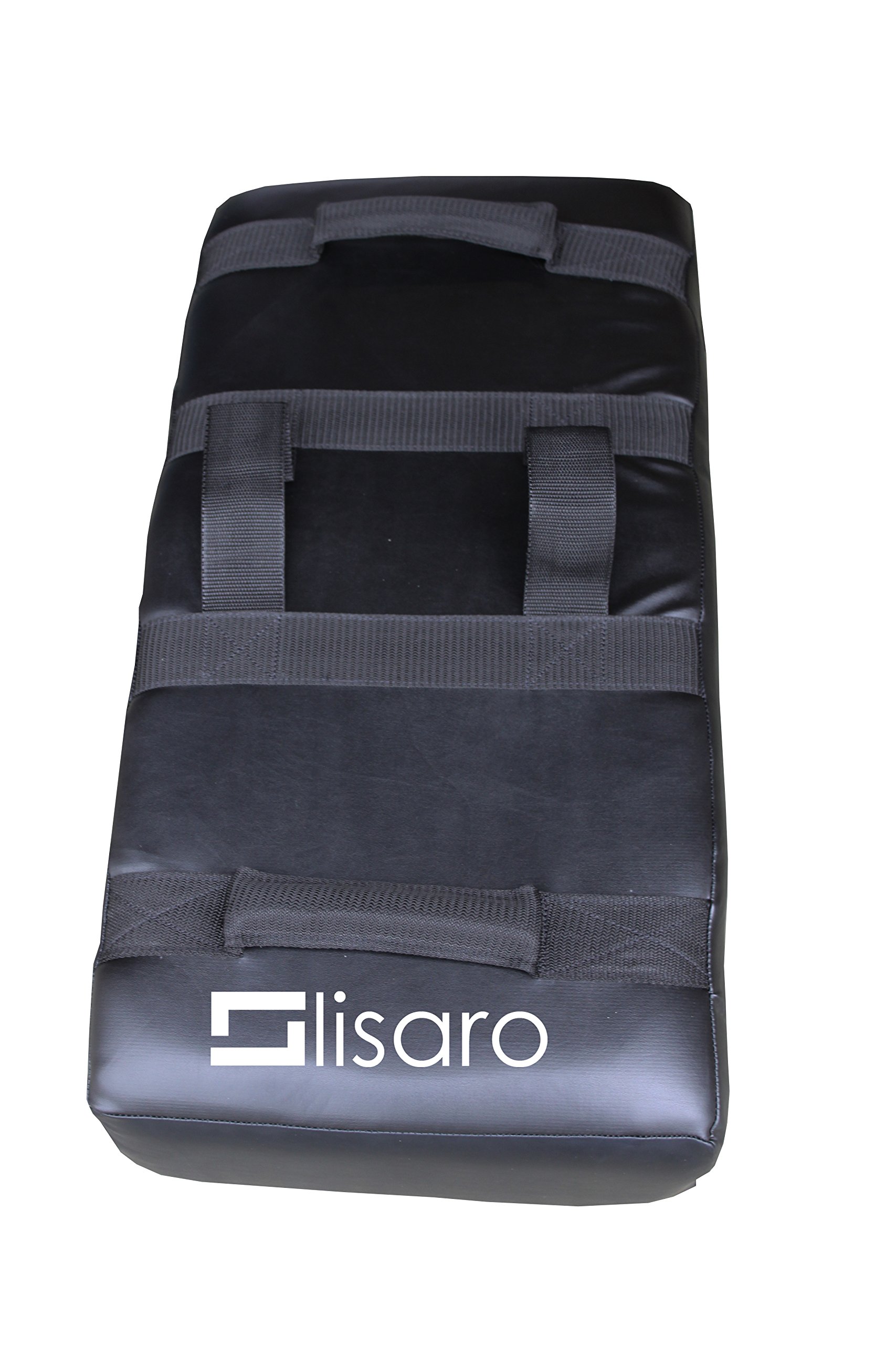 Lisaro Kick Schlagschild für Thai- und Kickboxen/Kick schlagpolster 60cm schwarz