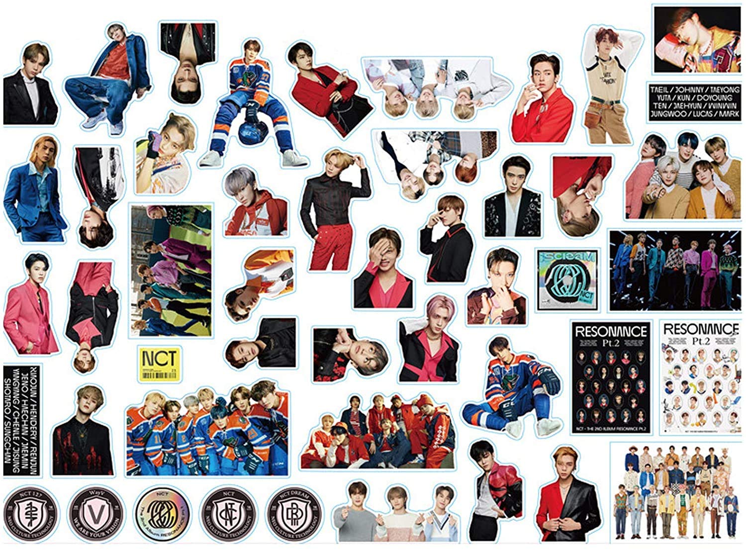Amazon.com: nct2020 Stickers nct Sticker Pack 109 PCS nct