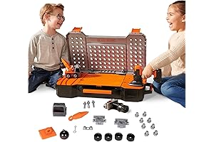 Black & Decker Kids Tool Set: All-in-One Mega Case Workshop