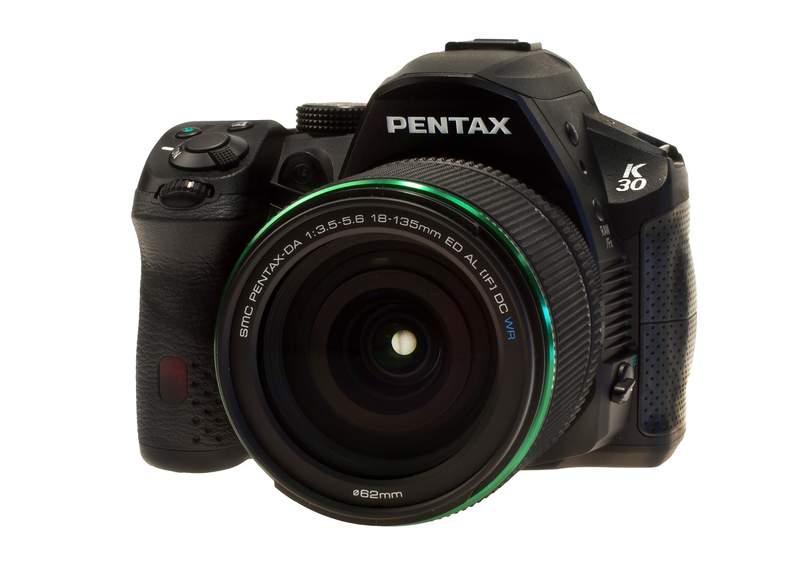 Pentax K-30 DSLR Camera with 18-135mm WR Lens Kit - Black (16MP