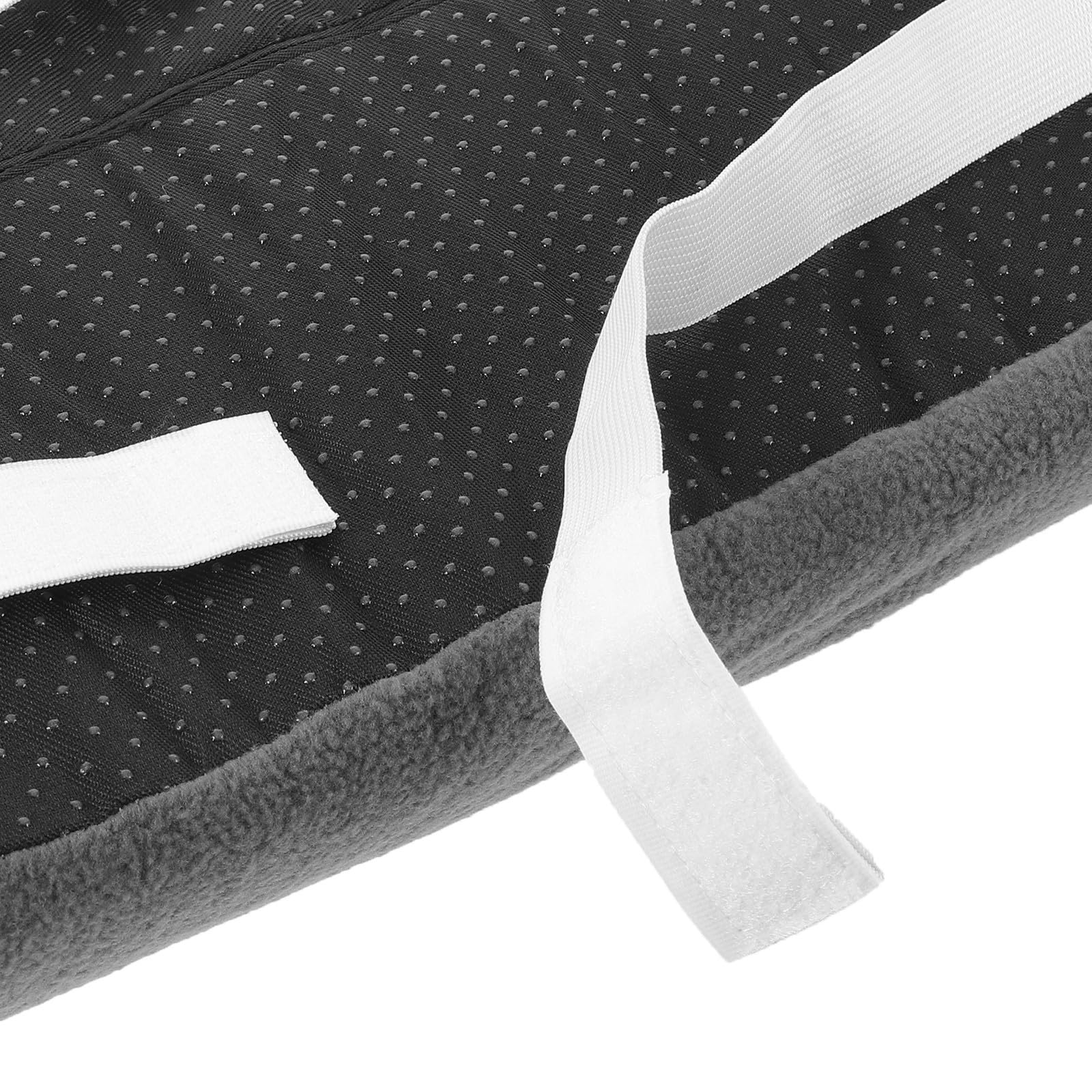 POPETPOP Almohada para Piernas Ergonómica Media Luna Espuma de Alta Densidad y Forro de Pelusa, Cojín Elevado para Dormir Adecuado para Largas Sesiones Sentado y Camping
