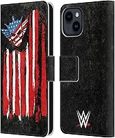 Vista 113 de Head Case Designs Officially Licensed WWE American Nightmare Flag Cody Rhodes Leather Wallet Case Compatible with Apple iPhone 7 Plus/iPhone 8 Plus