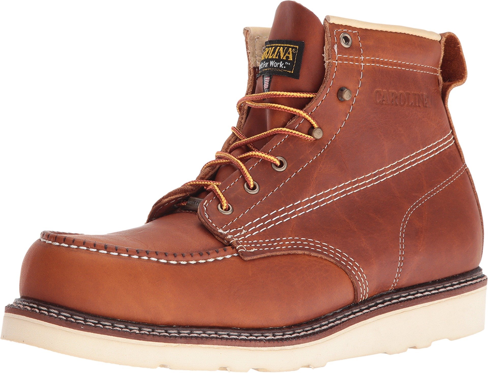 Carolina Ca7503 Mens Domestic Moc Toe Boot Dark Brown