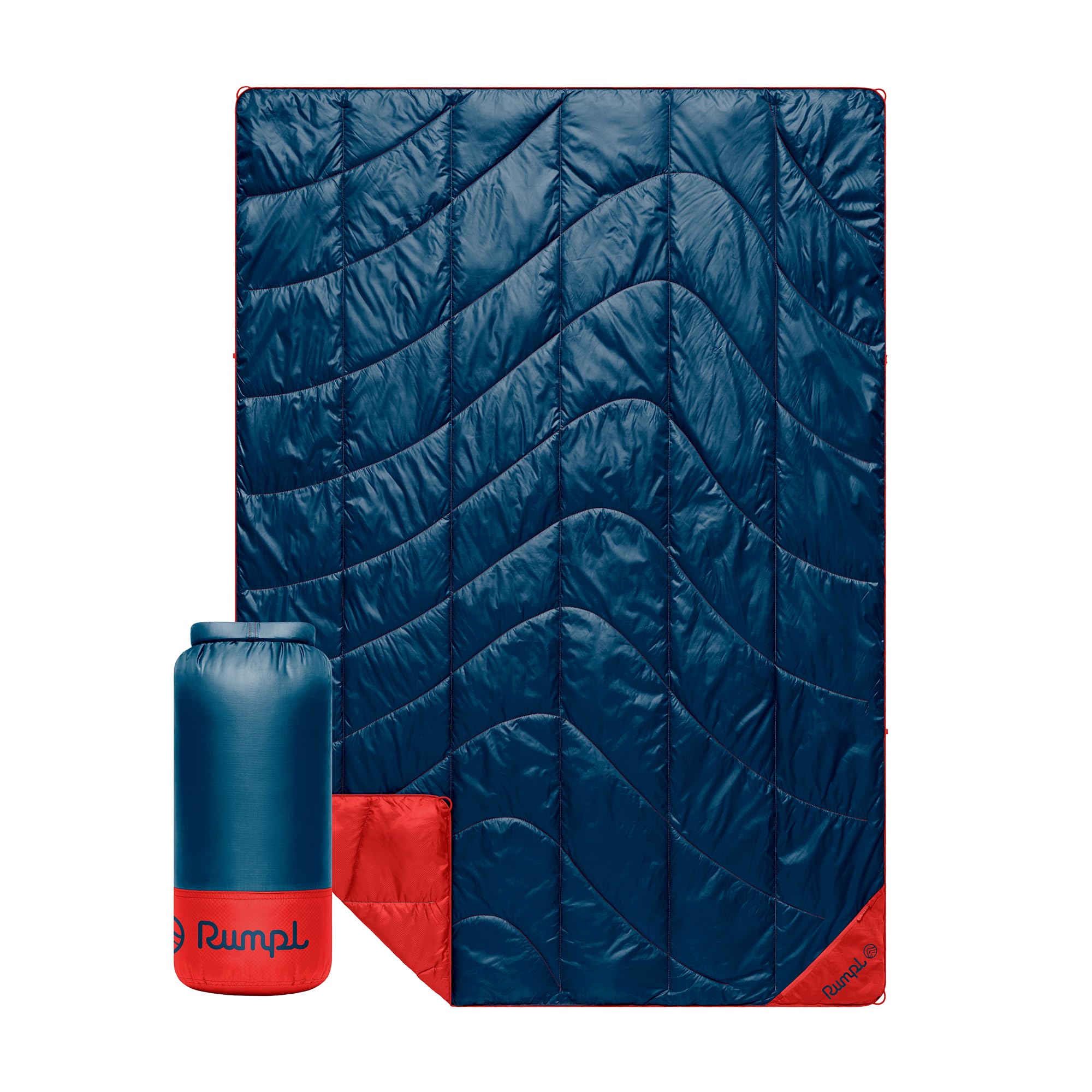 Rumpl Backcountry Puffy Blanket - Packing Comfort Into Uncomfortable Places, 100% Recycled Polyester Insulation, Lightweight, Packable, Water