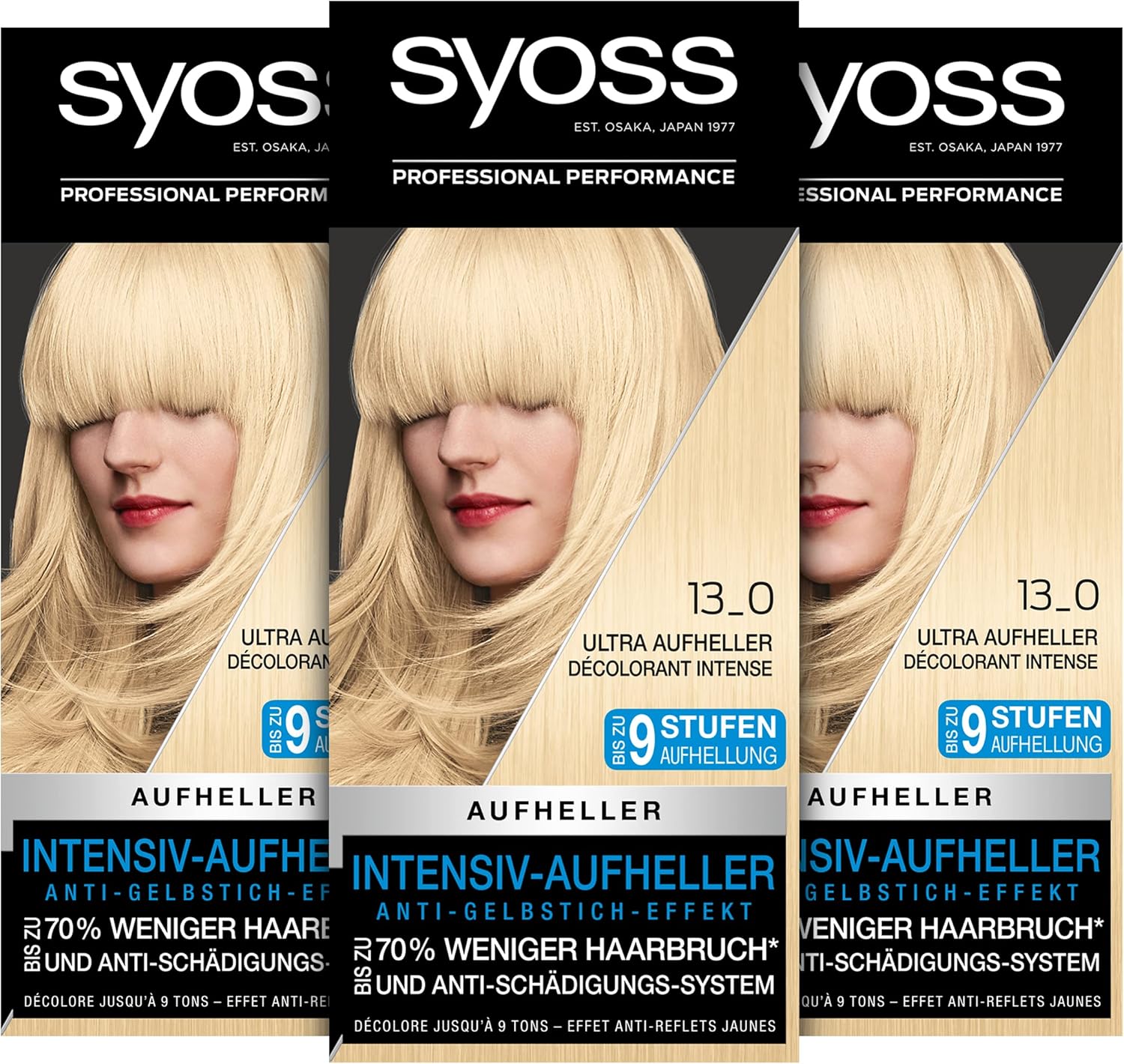 Syoss Color Coloration 13_0 Ultra Brightener Level 3 (3 x 135 ml