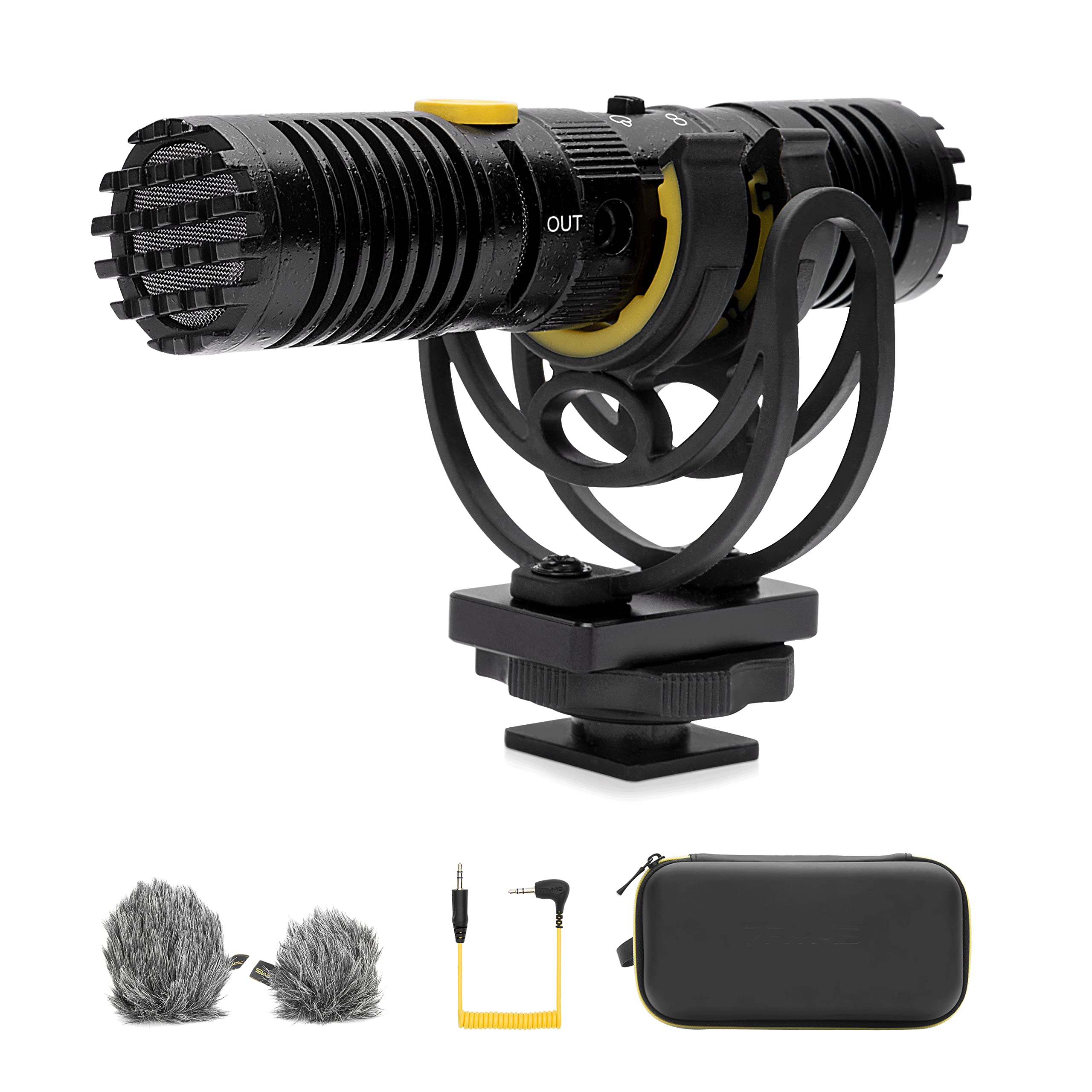 M2 Minbo 7RYMS カメラマイク 両方向デュアルミニショットガンマイク 両方向ミニショットガンマイク M2 Minbo 7RYMS カメラマイク | Amazon 配信機器・PA機器・レコーディング機器