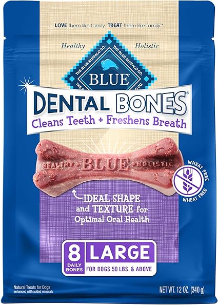 blue buffalo dental bones large