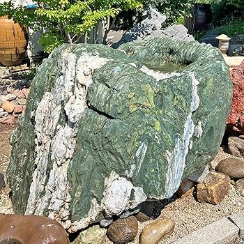 阿波の青石 庭石 日本庭園 庭園資材 盆栽 うぶ石 銘石 34kg 阿波の青石 庭石 盆栽 日本庭園 庭園資材 うぶ石 銘石 造園 27kg