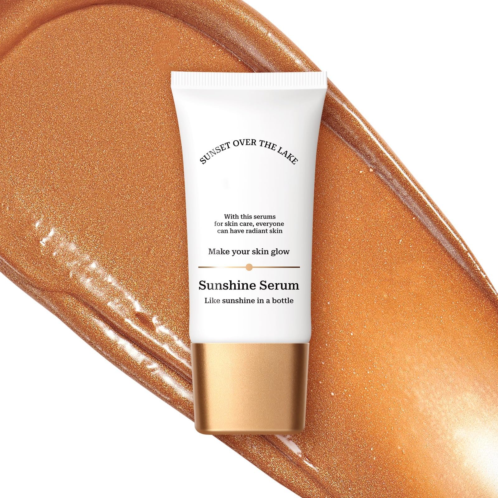 KASTWAVE Bronze Highlighter, Bronze Serum Drops, Instant Sunshine Self Tanning Drops for Face and Body, Glow Bronzing Serum for Flawless Skin and Radiant Finish