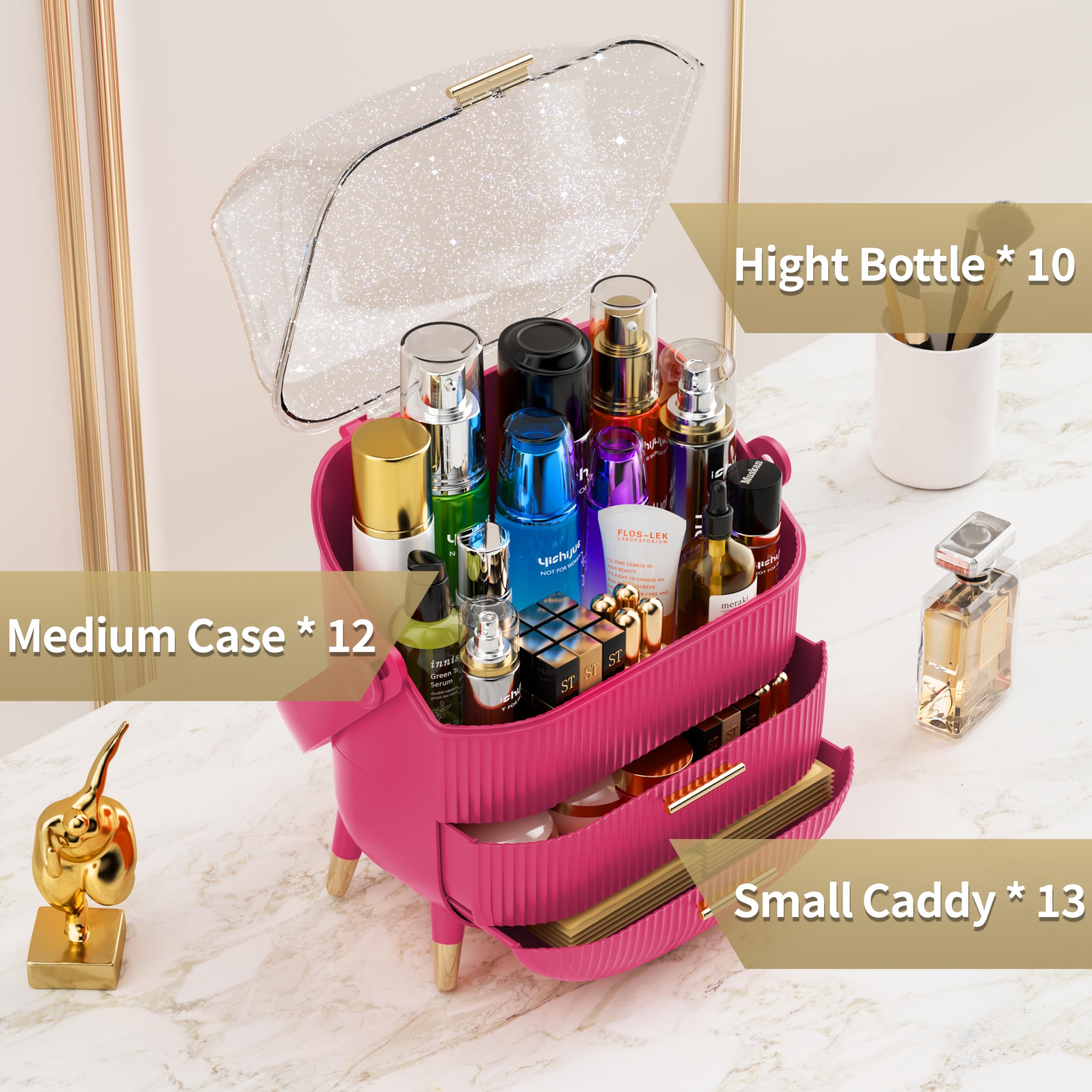 未使用★タルト　ペイントボックス　コレクターズ　メイクアップケース Amazon.co.jp: Viosmiv ポータブルメイクアップオーガナイザー