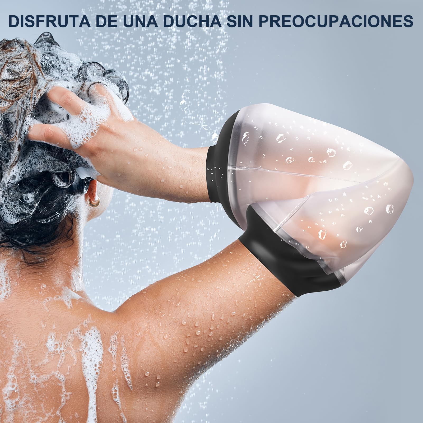 Protector de PICC para Brazo Superior – Reutilizable Sin Látex, Impermeable para Ducha, Calidad Médica para Adultos