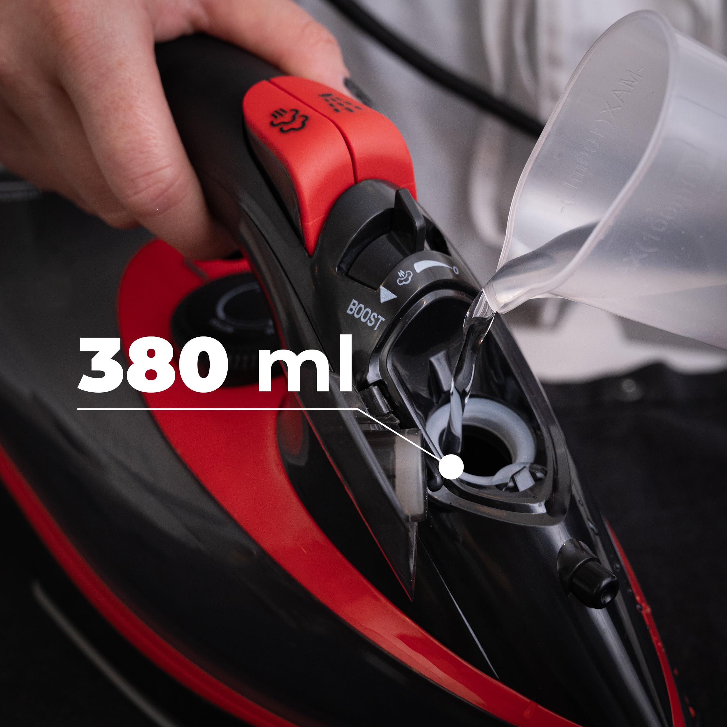 LEHMANN 3000W Keramikfuß Dampfbügeleisen mit Calc-Clean-Funktion