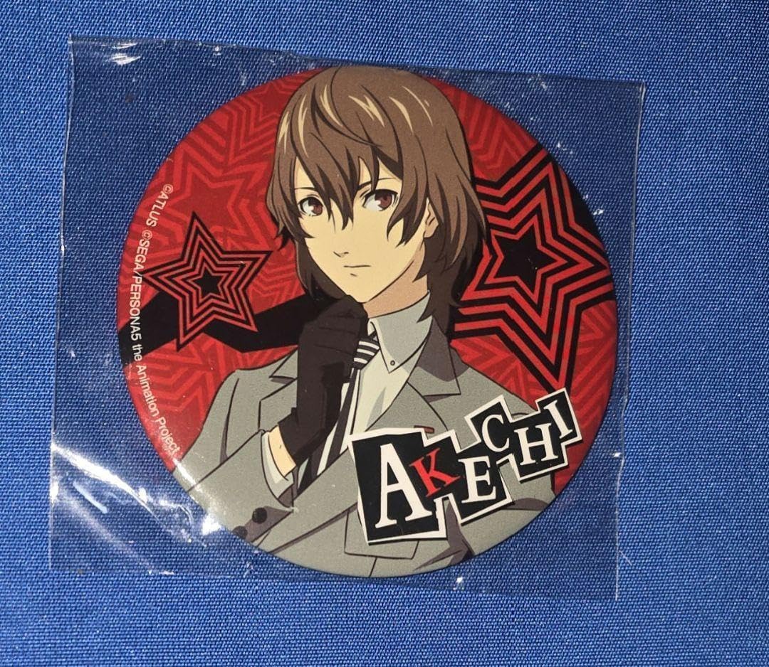 ペルソナ5 ザ・ロイヤル スター缶バッジ 明智吾郎 クロウ 東京ゲームショウ ペルソナ5 ザ・ロイヤル スター缶バッジ 明智吾郎 クロウ 東京ゲーム