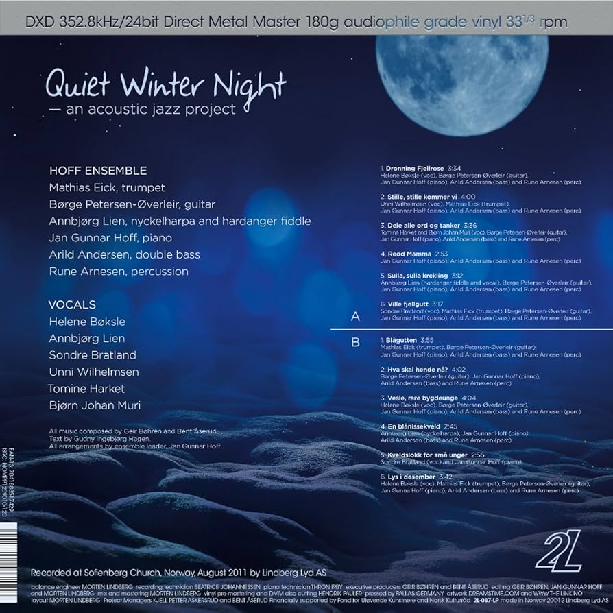 Quiet Winter Night / Hoff Ensemble レコード Quiet Winter Night – an acoustic jazz project – Hoff