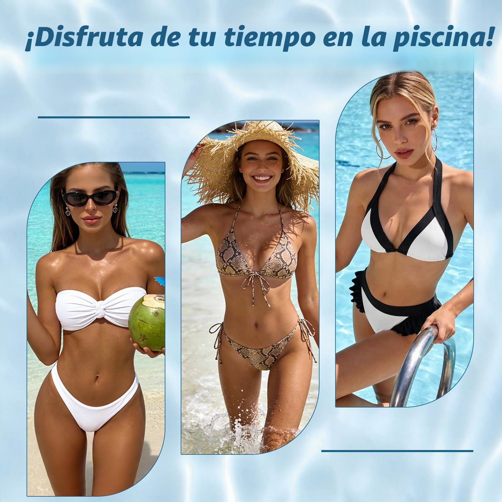 Nimiah 2 pares de almohadillas impermeables para brasier de traje de baño, insertos de brasier push up para mujer, acolchado cosido para bikini, brasier deportivo