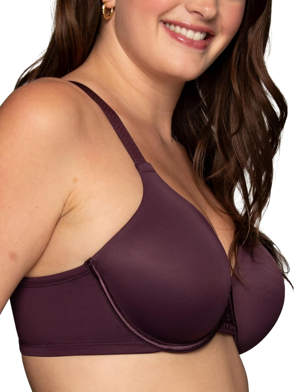 Vanity Fair Women’s Beauty Back Smoothing Strapless Bra, 4‑Way Stretch Fabric, Lightly Lined Cups up to H. - Image 2