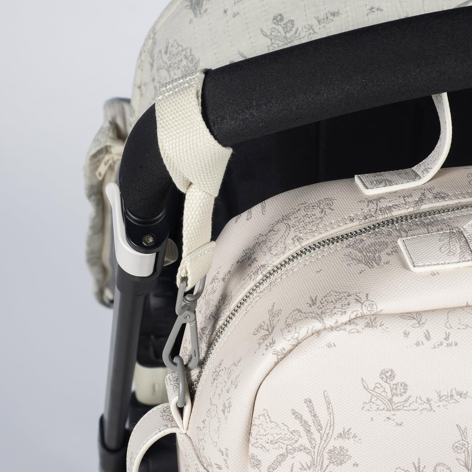 Bolsa canastilla Pasito a Pasito Toile de Jouy - Cream