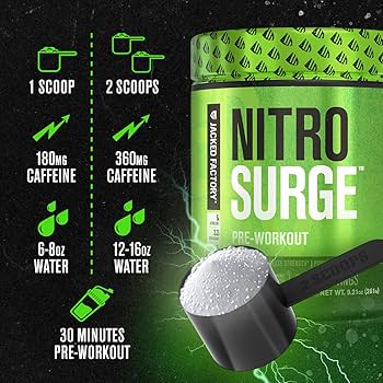Amazon.com: Jacked Factory NITROSURGE Pre Workout Supplement