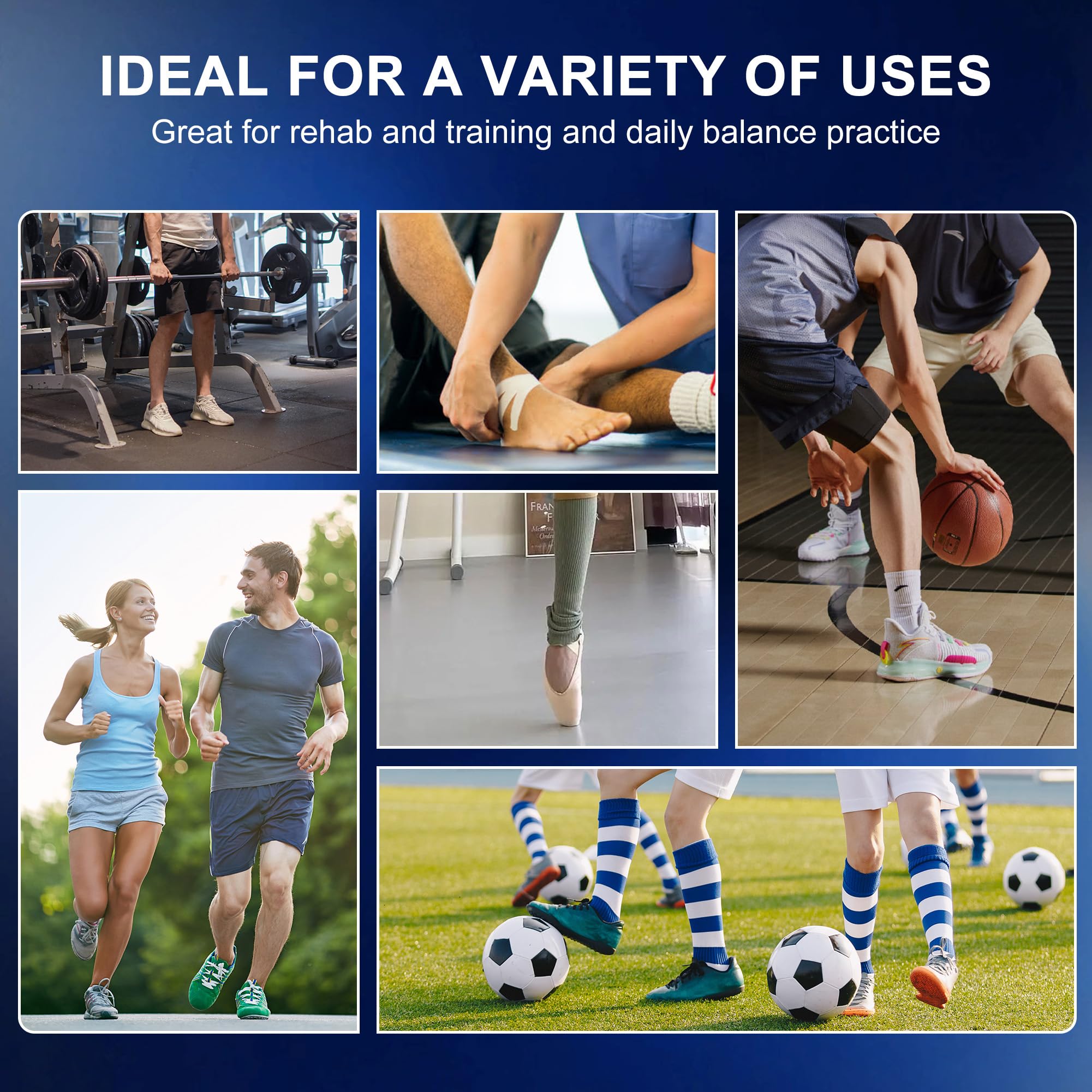 One Leg Balance Trainer Board, Single Ankle Foot Exerciser