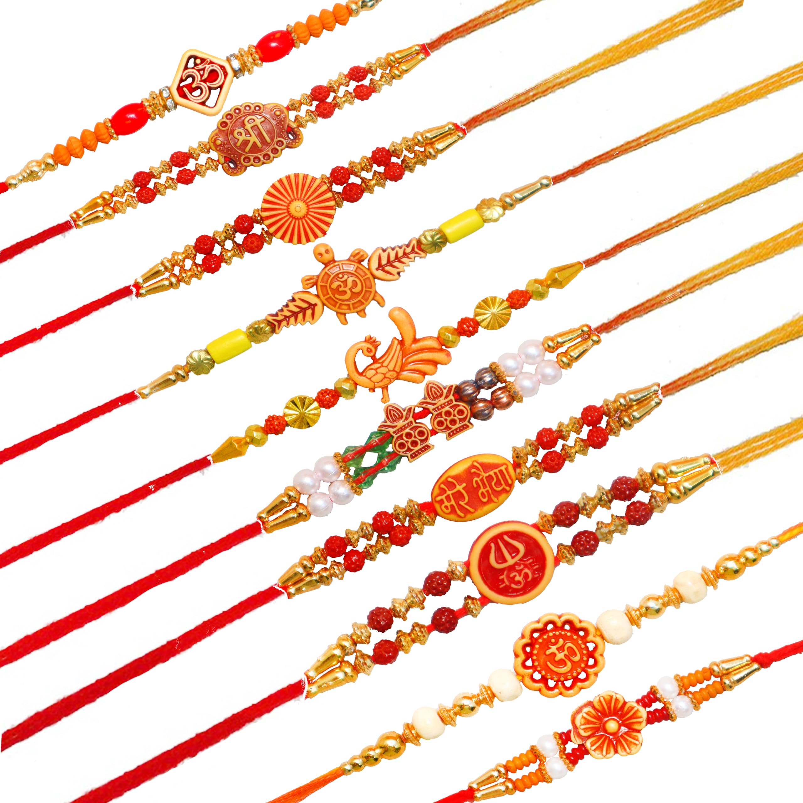 AC ANAND CRAFTS Multicolor Combo of 10 Dora Rakhi Set for Men with Roli Chawal Rakhi for Brother with Greeting Card (B0D5HWG59Q) Amazon Price History, Amazon Price Tracker
