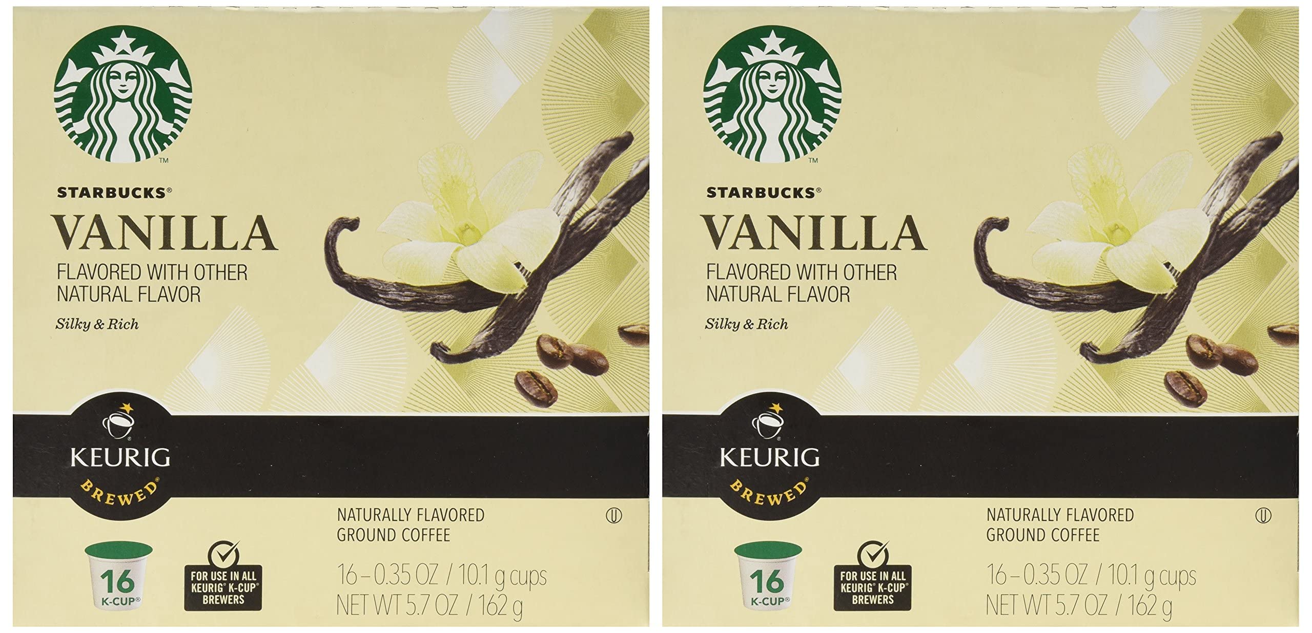 Starbucks Vanilla Coffee Keurig K-Cups, 32 Count (0.35 oz each)
