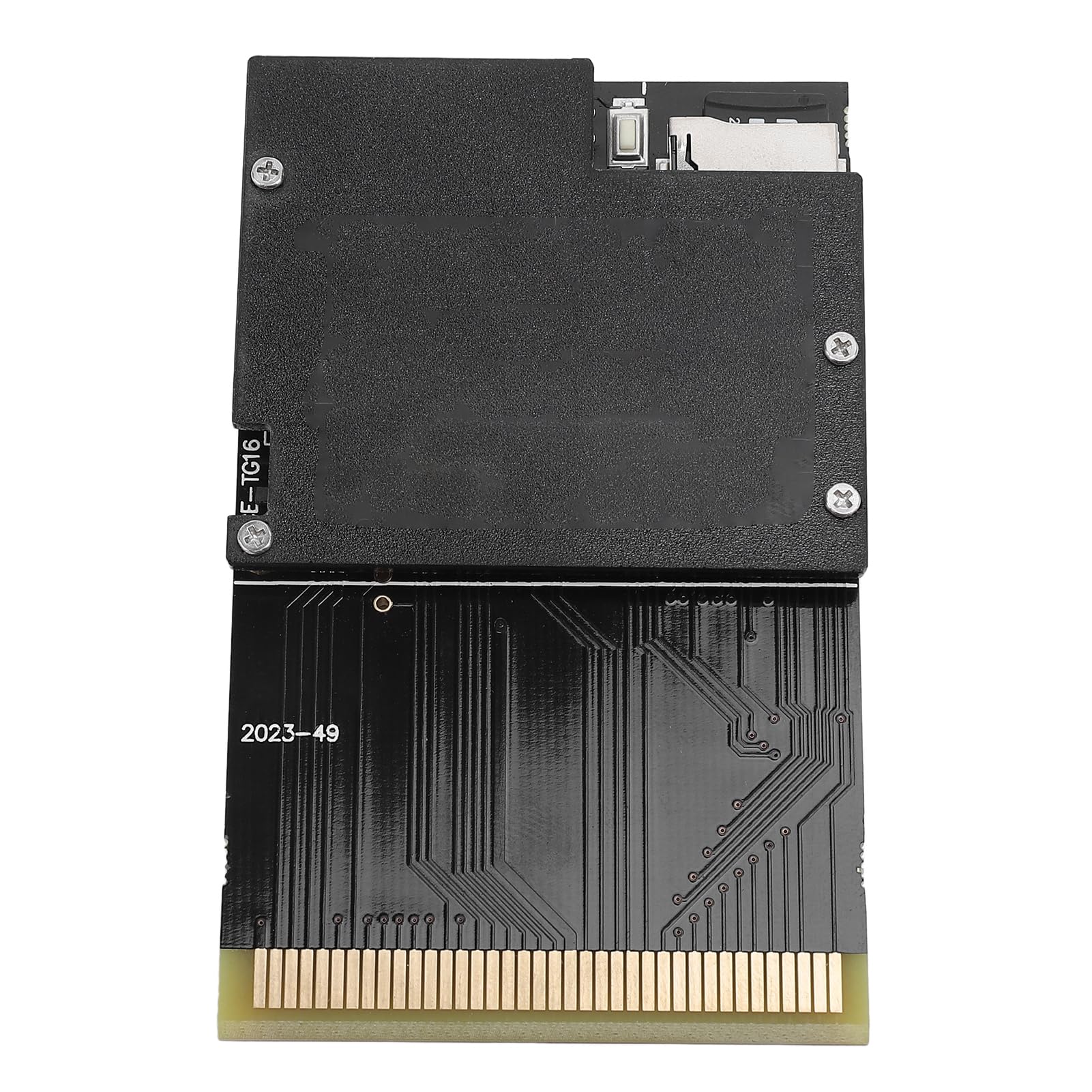 Sxhlseller 1000 in 1 Game Cartridge, Black Gold Edition, Support FAT32 Memory Card, Built in 8G Memory Card, Compatible with PC Engine and TurboGrafx 16 Consoles with PCE and TG16 Switch