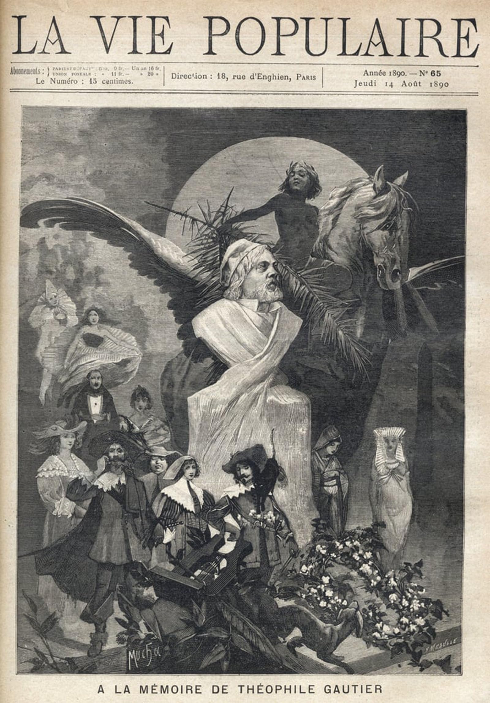 POSTERIIk Famous Animal Posters Vintage Picture Scene of Family Life by Alphonse Mucha Modern Wall Decor for Home Decor 60x90cm