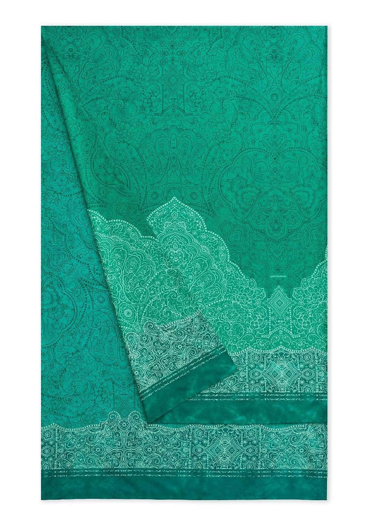 Bassetti Granfoulard - Tela decorativa para sofá, de algodón, cubretodo, varios usos (colcha, picnic, cortina, cubremesa) (180 x 270 cm (Dolceacqua Verde)