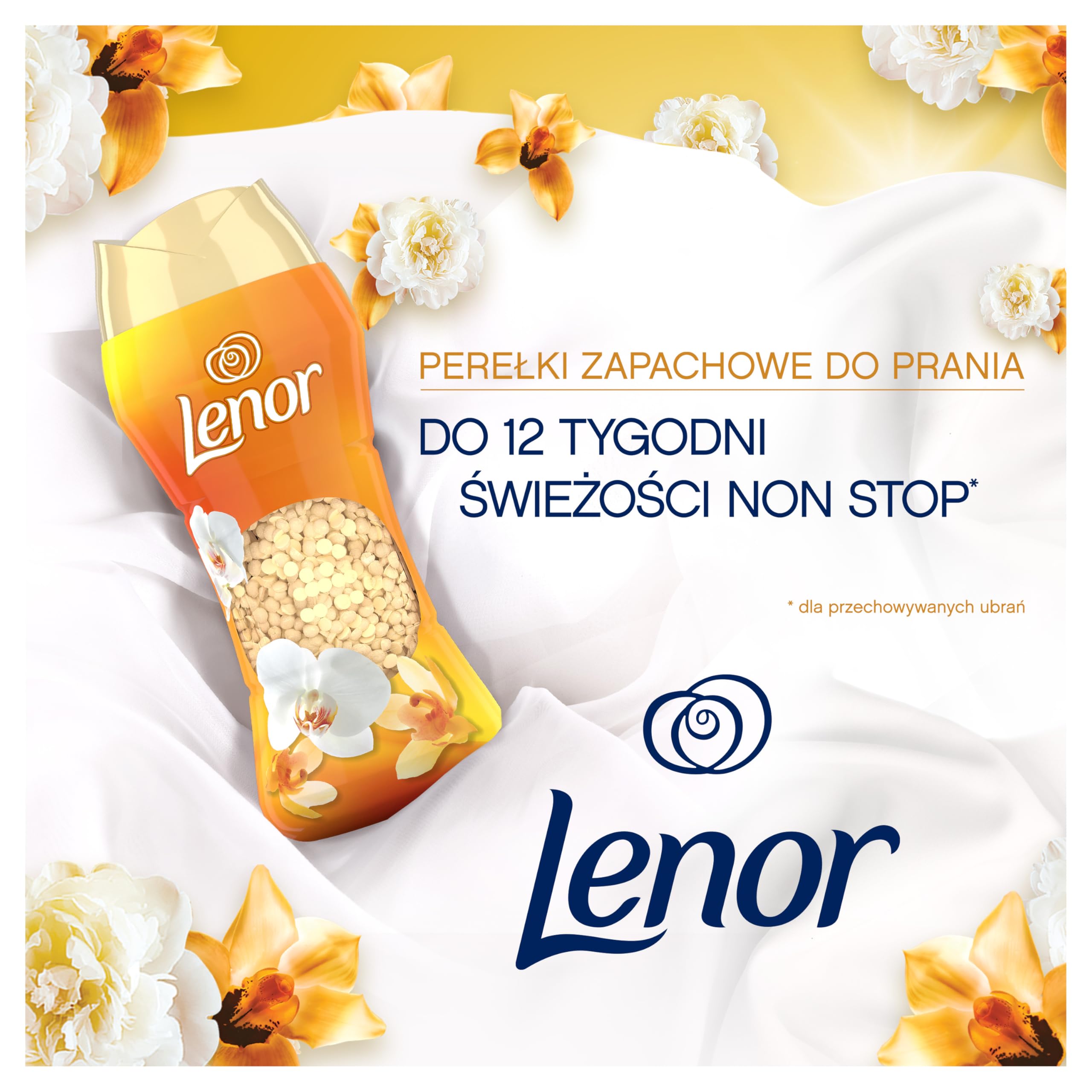 Lenor Perfumowane perełki zapachowe do prania 6x495g, Gold Orchid & Vanilla