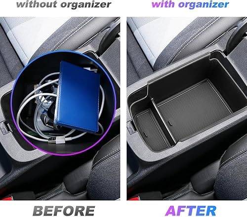 Miniatura 3 de SXCY Bandeja organizadora de consola central Chevy Trax 2024 2025, accesorios para Chevy Trax 2024 2025 (LS LT 1RS 2RS ACTIV), caja de