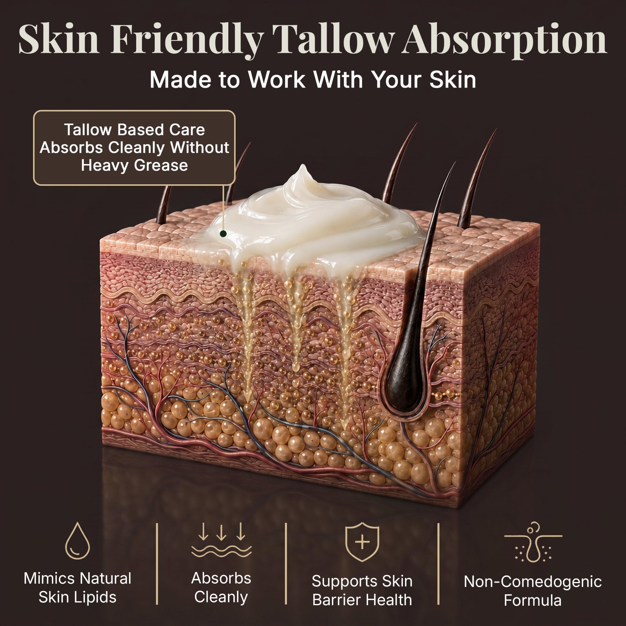 John Daly Sweet Tobacco Beef Tallow Balm Face & Beard 4oz