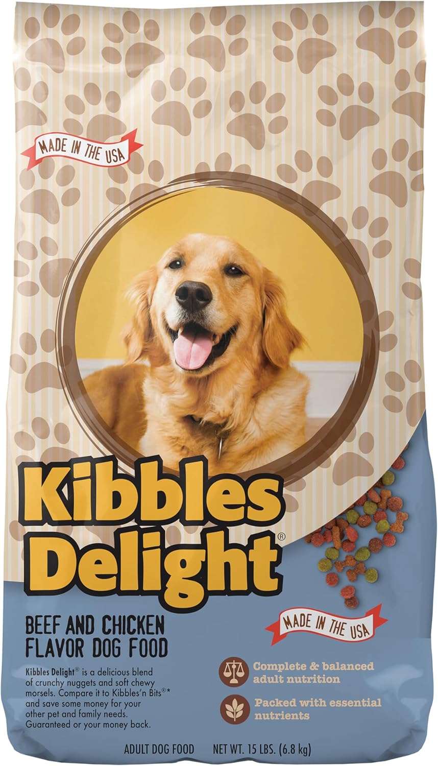 Beef & Chicken Flavor Dog Food, 15lb.