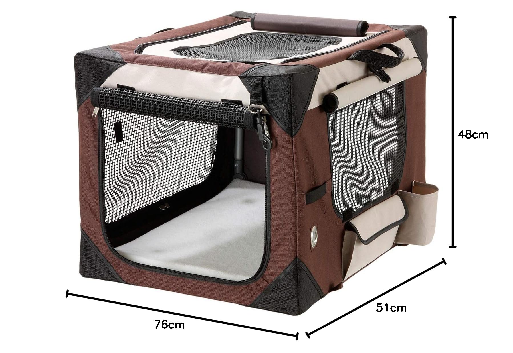 Karlie Smart Top De Luxe L: 75 cm B: 51 cm H: 48 cm beige-braun