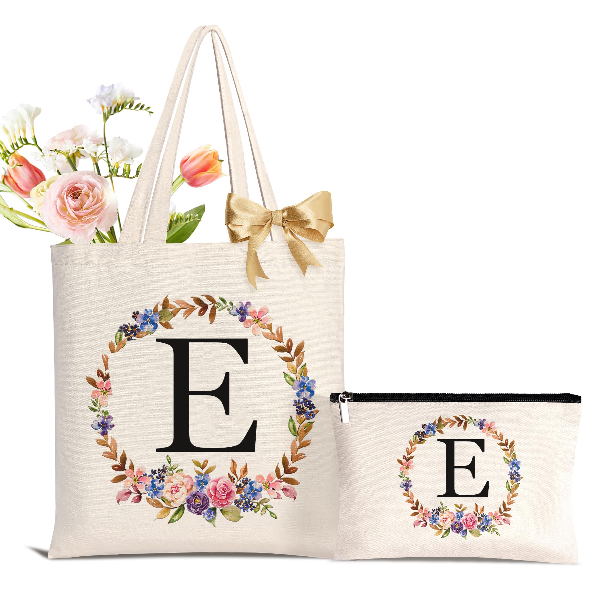 AUNOOL Floral Tote Bags