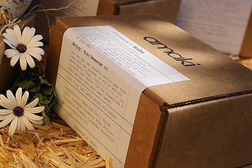 Miniatura 8 de Juego de flores y sales de baño Amaki Skincare con aceite esencial lavanda, pétalos de rosa, lavanda, caléndula y flores de manzanilla (2 paquete),